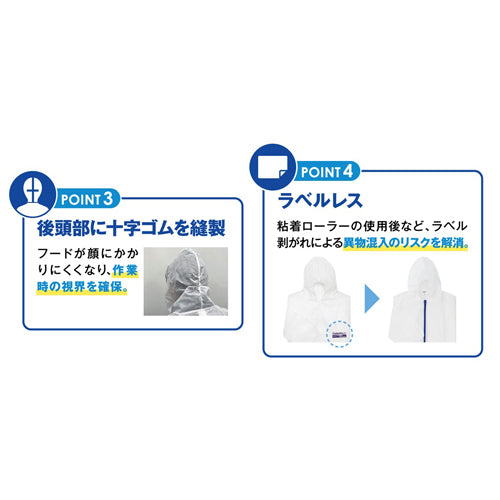 日本製紙クレシア（CRECiA） [LL] 使い捨て防護服 68822