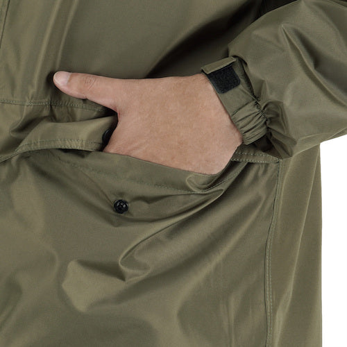 ESCO（エスコ） [Ｍ] 透湿性レインウェアー(ｵﾘｰﾌﾞ) EA996XZ-41A