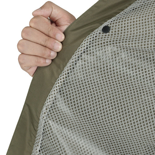 ESCO（エスコ） [3L] 透湿性レインウェアー(ｵﾘｰﾌﾞ) EA996XZ-44A