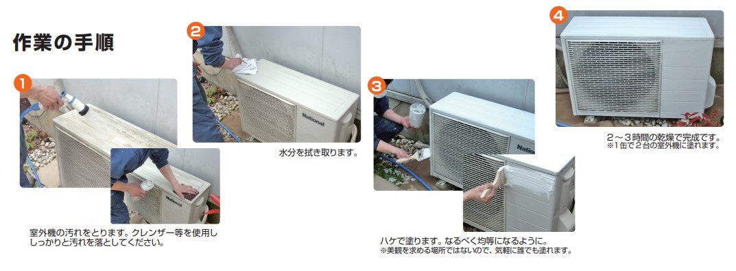 染めＱテクノロジィ 400g 遮熱塗料(室外機用) EA997MZ-91