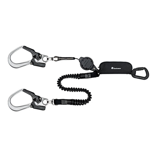 谷沢製作所（タニザワ） 墜落制止用器具(ﾌﾙﾊｰﾈｽ/巻取+伸縮ﾗﾝﾔｰﾄﾞ付) 574AD-SK BL+5201-KQ/TRP