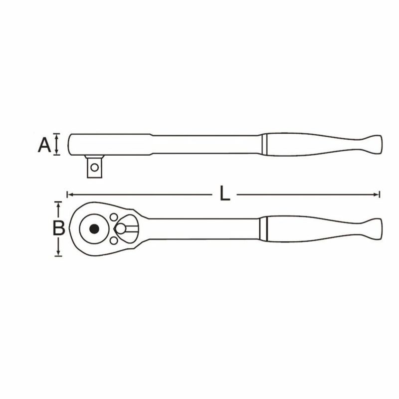 SIGNET 1/4DR 60ギア ラチェットハンドル 11564