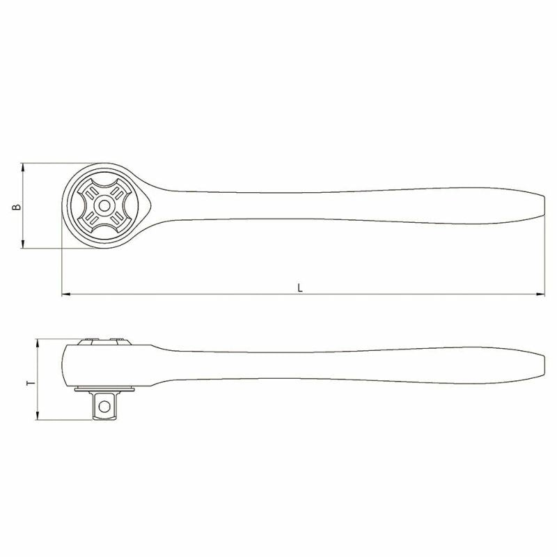 SIGNET 3/8DR 72ギア ラチェットハンドル 12500