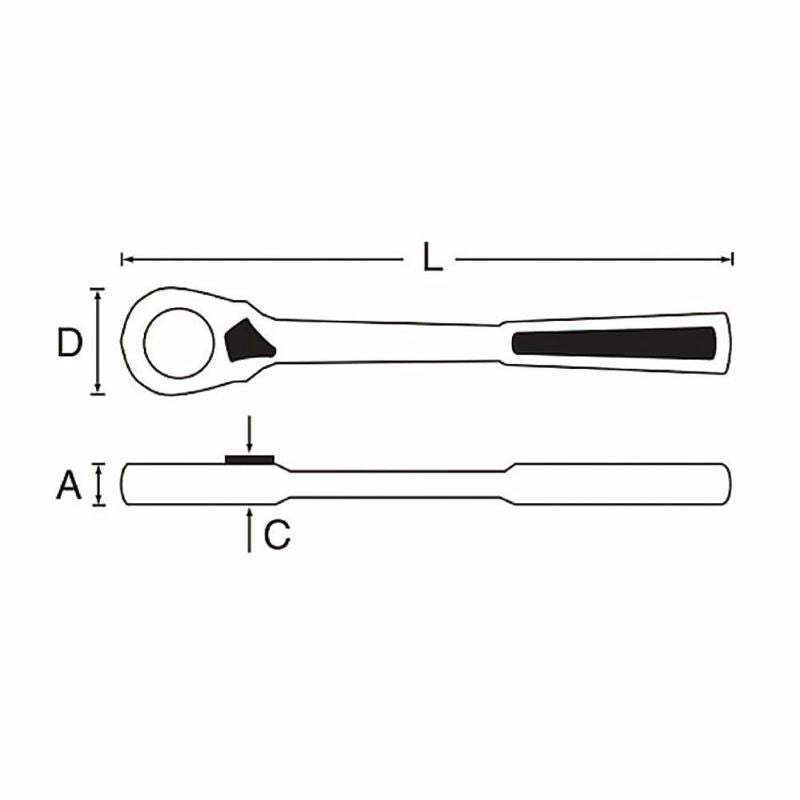 SIGNET ボルテックス ラチェットハンドル 差込角20MM 20633