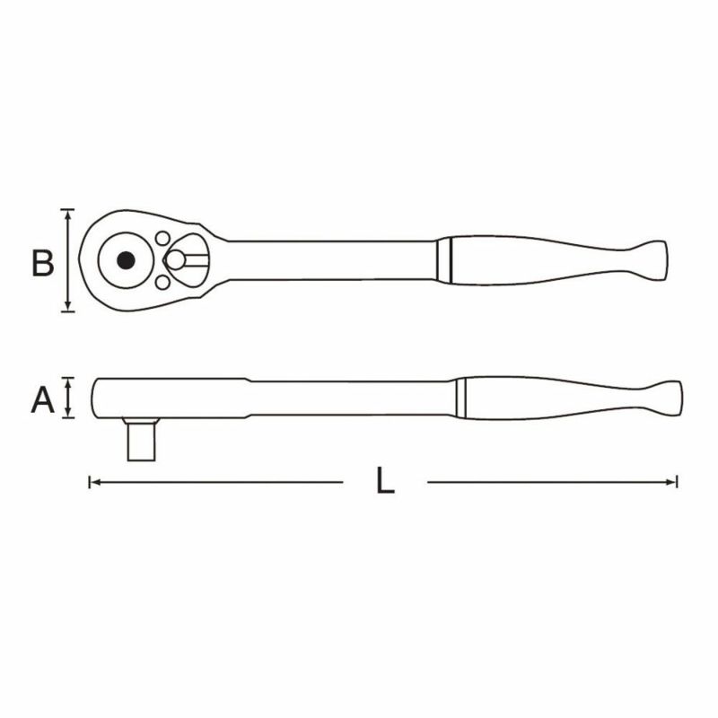 SIGNET 1/4”HEX ビット ラチェットハンドル 11531