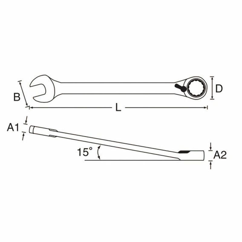 SIGNET 13MM リバーシブルSIGNETレンチ 34613