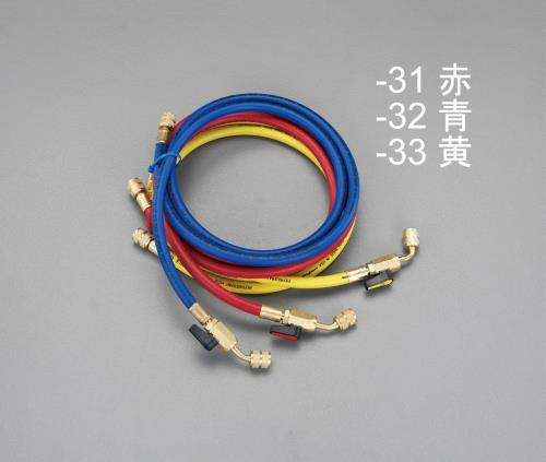 ロテックス（ROTEX） 150cm/R12･R22･R502 ﾊﾞﾙﾌﾞ付ﾁｬｰｼﾞﾝｸﾞﾎｰｽ/黄 RP1722-SY