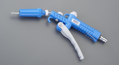 ESCO（エスコ） 3.0穴x100mm ｴｱｰｶﾞﾝ(増量ﾉｽﾞﾙ/流量調整付) EA123BL-1