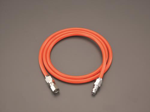 ESCO（エスコ） 6.5/ 10mmx20.0m ウレタンホース(ﾌﾟﾗｸﾞ付) EA125S-20