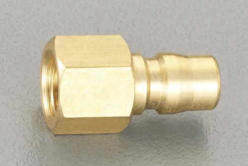 ESCO（エスコ） Rc1･1/2”雌ねじプラグ(中圧用/真鍮製) EA140AC-12