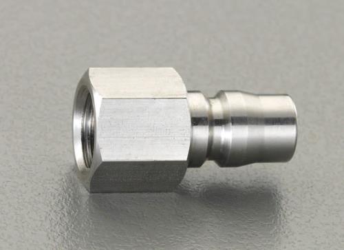 ESCO（エスコ） Rc1･1/2”雌ねじプラグ(中圧用/ｽﾃﾝﾚｽ製) EA140AE-12