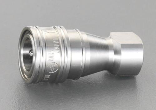 ESCO（エスコ） Rc 1/4” 雌ねじカップリング(ｽﾃﾝﾚｽ製) EA140BB-2