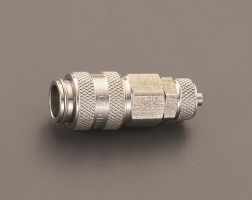 ESCO（エスコ） 4x6mm ｳﾚﾀﾝﾎｰｽｶｯﾌﾟﾘﾝｸﾞ(ｽﾃﾝﾚｽ製/ﾜﾝﾌﾟｯｼｭ) EA140GJ-306