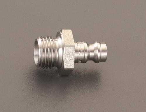 ESCO（エスコ） G 1/4” 雄ねじカップリング(ｽﾃﾝﾚｽ製) EA140GK-2