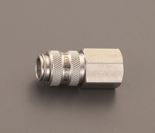 ESCO（エスコ） G 3/8” 雌ねじｶｯﾌﾟﾘﾝｸﾞ(ｽﾃﾝﾚｽ製/ﾜﾝﾌﾟｯｼｭ) EA140GL-103