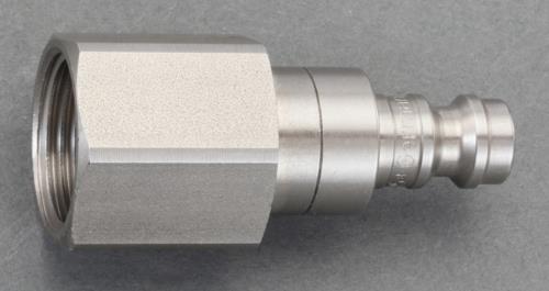 ESCO（エスコ） G 1/8” 雌ねじプラグ(ｽﾃﾝﾚｽ製) EA140GM-101