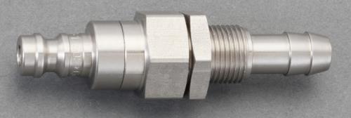 ESCO（エスコ） 8mm ウレタンホース用プラグ(隔壁/ｽﾃﾝﾚｽ製) EA140GM-508