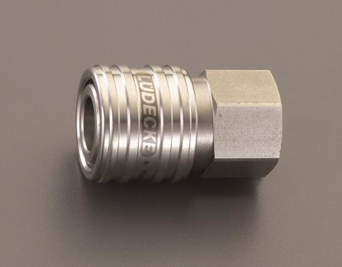 ESCO（エスコ） G 3/8” 雌ねじｶｯﾌﾟﾘﾝｸﾞ(ｽﾃﾝﾚｽ製/ﾜﾝﾌﾟｯｼｭ) EA140GR-103