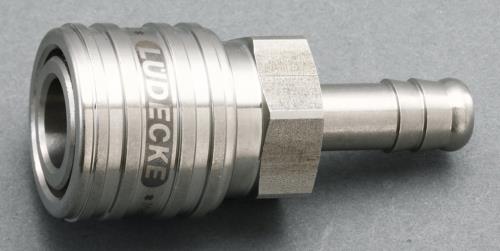 ESCO（エスコ） 13mm ｳﾚﾀﾝﾎｰｽｶｯﾌﾟﾘﾝｸﾞ(ｽﾃﾝﾚｽ製/ﾜﾝﾌﾟｯｼｭ) EA140GR-213