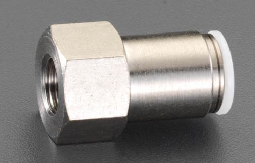 アオイ Rc 3/8”x10mm ユニオン(雌ねじ/真鍮製) ZP-103