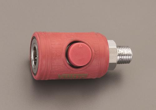 ESCO（エスコ） 1/4” エアーカップリングソケット(ﾎﾞﾀﾝ式) EA140TB-2
