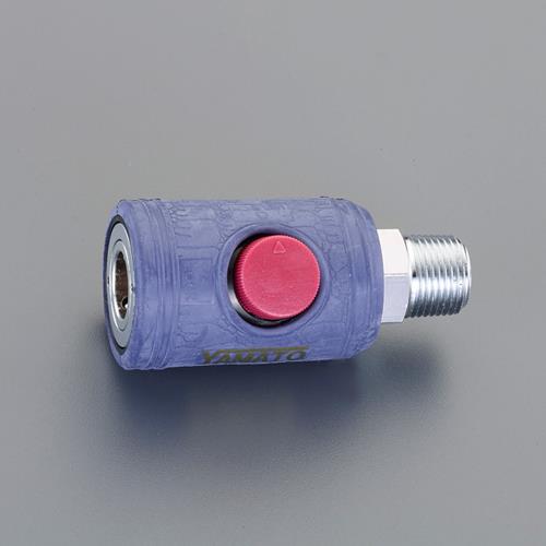ESCO（エスコ） 3/8” エアーカップリングソケット(ﾎﾞﾀﾝ式) EA140TB-3