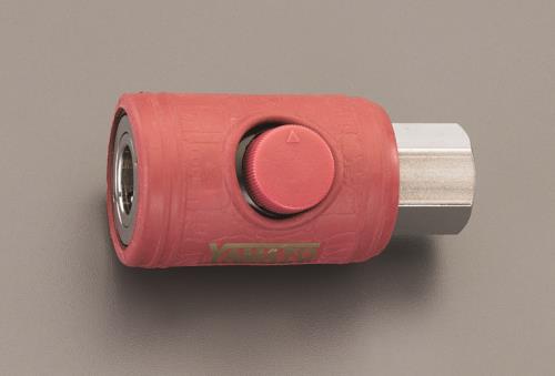 ESCO（エスコ） 1/4” エアーカップリングソケット(ﾎﾞﾀﾝ式) EA140TC-2