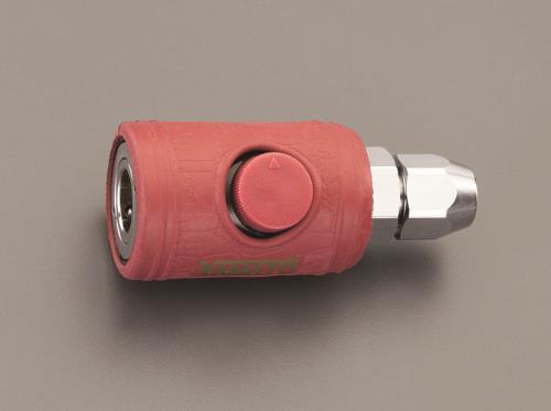 ESCO（エスコ） 6.5mm エアーカップリングソケット(ﾎﾞﾀﾝ式) EA140TD-2