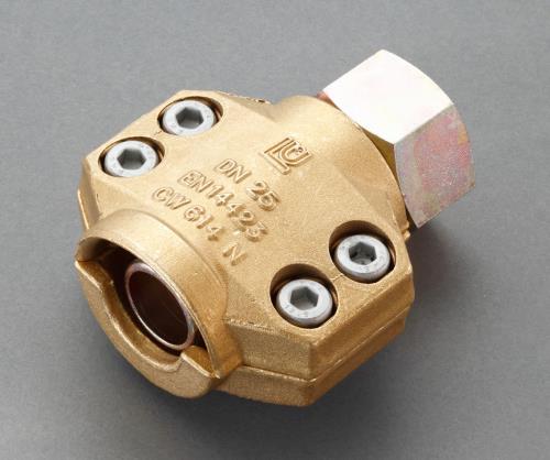 ESCO（エスコ） 19mm用雌ねじ ｾｰﾌﾃｨｰﾎｰｽｸﾗﾝﾌﾟ(ｽﾁｰﾑ･温水用) EA141BM-6