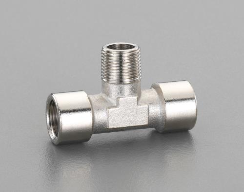 ESCO（エスコ） R 3/8”xG 3/8” Ｔ型コネクター(真鍮製) EA141CC-23