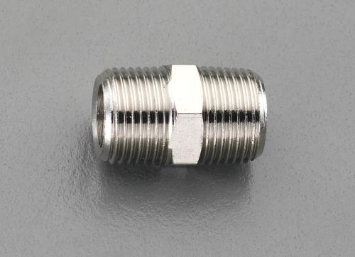 ESCO（エスコ） R 1/8”xR 1/8” ニップル(真鍮製) EA141CD-101