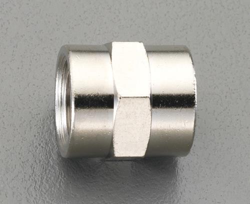 ESCO（エスコ） G 1/4”xG 1/4” 中間ソケット(真鍮製) EA141CE-2