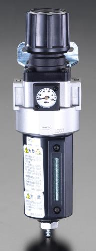 ESCO（エスコ） Rc 3/8” エアーフィルター付レギュレーター EA153CA-23