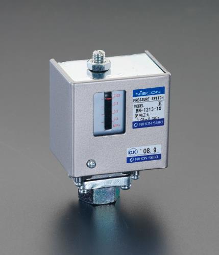 ESCO（エスコ） G 3/8”/0.03-0.3MPa 圧力スイッチ EA153CG-13