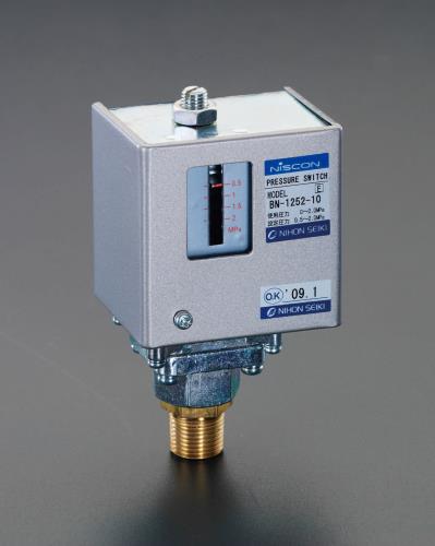 ESCO（エスコ） R 3/8”/ 2.0-4.0MPa 圧力スイッチ EA153CG-43