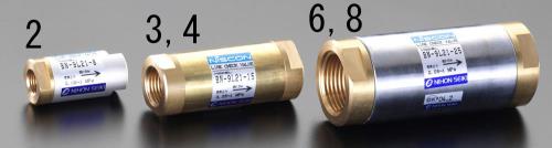 ESCO（エスコ） Rc 1/4” ラインチェックバルブ EA153EE-2