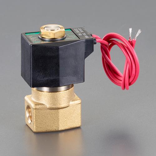 ESCO（エスコ） AC200V･Rc3/8”(7.00mm) 2方向電磁弁 EA153HA-22