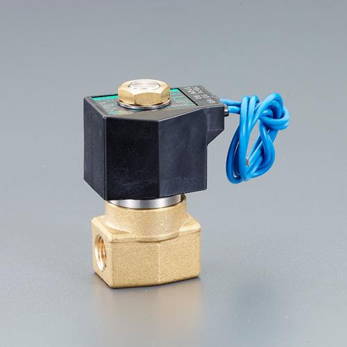ESCO（エスコ） AC100V･Rc3/8”(10.0mm) 2方向電磁弁 EA153HA-23