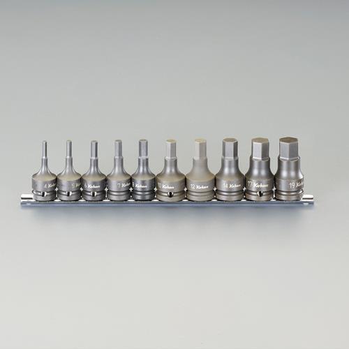 コーケン（Ko-ken） 1/2”DR [INHEX]ｲﾝﾊﾟｸﾄｿｹｯﾄｾｯﾄ(10個組) RS14012M/10-L60