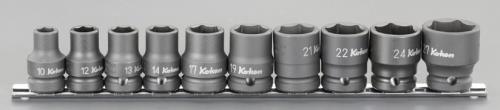 コーケン（Ko-ken） 1/2”DR/10-27mmｲﾝﾊﾟｸﾄｿｹｯﾄｾｯﾄ(10個組/薄肉) RS14401M/10