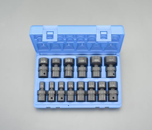 ESCO（エスコ） 1/2”DR ｲﾝﾊﾟｸﾄﾕﾆﾊﾞｰｻﾙｿｹｯﾄｾｯﾄ EA164DV-61