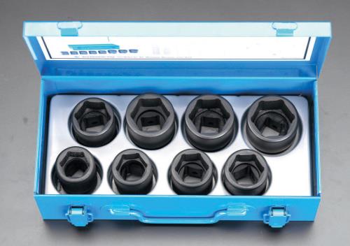 ESCO（エスコ） 3/4”DR/26-38mm/８個組 インパクトソケット EA164EL-1