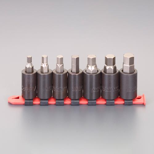 ESCO（エスコ） 1/2”DR ｲﾝﾊﾟｸﾄHexﾋﾞｯﾄｿｹｯﾄｾｯﾄ(ｲﾝﾁ) EA164XC
