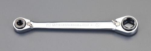 ESCO（エスコ） [3/16”x1/4”･1/2”x9/16”] 4ｻｲｽﾞﾊﾞﾙﾌﾞｷｰﾚﾝﾁ EA213M