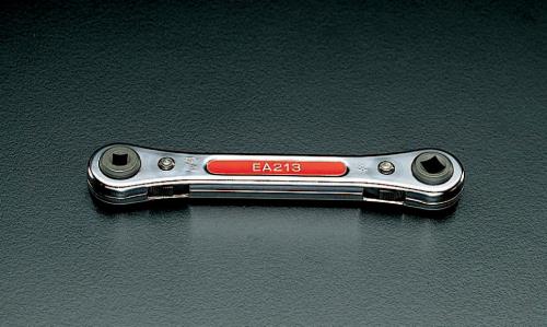 ESCO（エスコ） 1/4”x3/8”･ 7.0x8.0mm バルブキーレンチ EA213