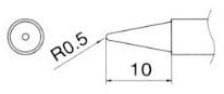 白光（HAKKO） R0.5mm  交換用こて先 T12-B2