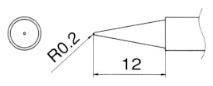 白光（HAKKO） R0.2mm  交換用こて先 T12-BL
