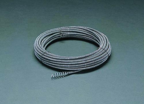 ESCO（エスコ） 6.5mmx7.5m ケーブル(ﾌﾟﾗｸﾞﾍｯﾄﾞ) EA340GH-21
