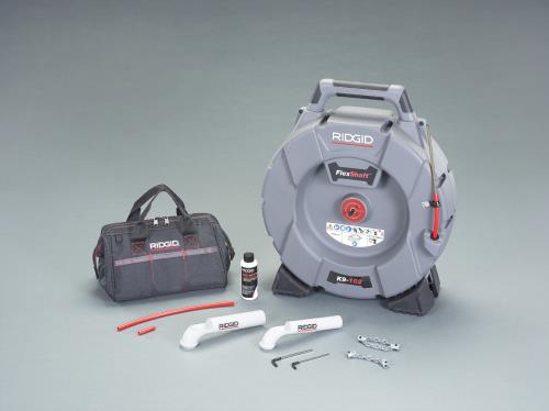 リジッド（RIDGID） φ6mmx15m 電ﾄﾞﾙ式排水管清掃機(ﾌﾚｯｸｽｼｬﾌﾄ) 64268