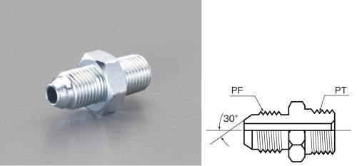 ESCO（エスコ） G 3/4”xR 3/4” ニップル(油圧用) EA425GB-6